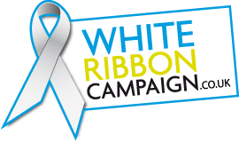 white ribbon logo
